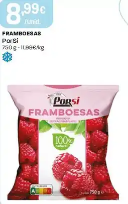 Intermarché Framboesas porSi promoção