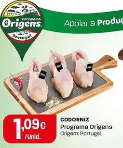 Intermarché Codorniz programa origens promoção