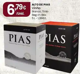 Intermarché alto de piás vinho branco, tinto promoção