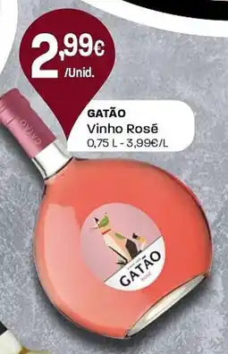 Intermarché Gatão Vinho Rosé promoção
