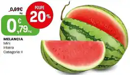 Intermarché Melancia mini inteira promoção