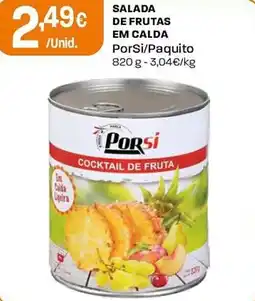 Intermarché Porsi cocktail de fruta promoção