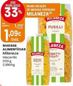 Intermarché massas alimentícias milaneza promoção