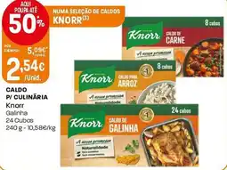 Intermarché Knorr caldo de galinha promoção