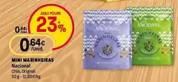 Intermarché Mini marinheiras nacional chia, original promoção