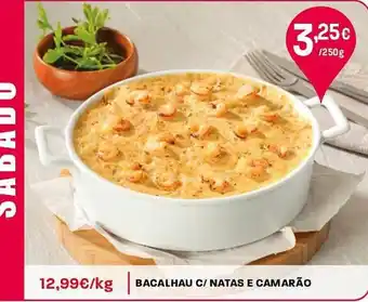Intermarché Bacalhau c/ natas e camarão promoção
