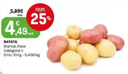 Intermarché Batata Branca, Roxa promoção