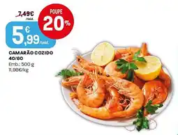 Intermarché Camarão cozido promoção