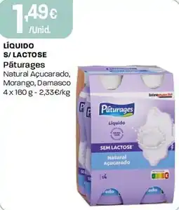 Intermarché Páturages líquido sem lactose natural açucarado promoção