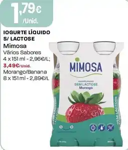 Intermarché Iogurte líquido sem lactose mimosa promoção