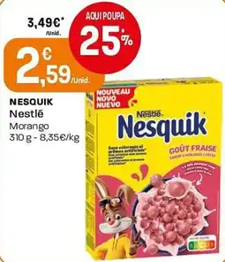 Intermarché Nesquik morango promoção