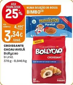 Intermarché Croissants cacao avelã bollycao promoção