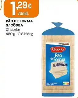 Intermarché Pão de forma s/ côdea chabrior promoção