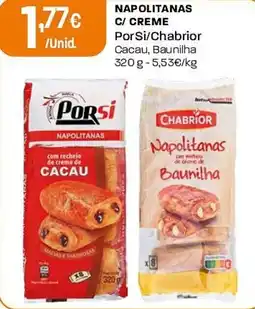 Intermarché Porsi Napolitanas c/ creme de cacao promoção