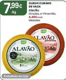 Intermarché Queijo curado de vaca alavão promoção