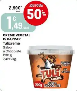 Intermarché Tulicreme creme vegetal sabor a chocolate promoção
