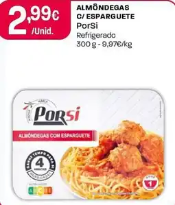 Intermarché almôndegas com esparguete por si promoção
