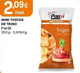 Intermarché Mini tostas de trigo por si promoção