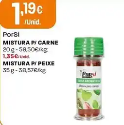 Intermarché PorSi mistura p/ carne promoção