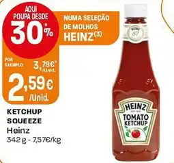 Intermarché Ketchup squeeze heinz promoção