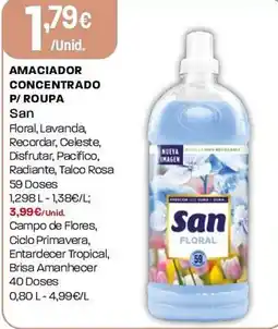 Intermarché Amaciador concentrado p/ roupa san floral promoção