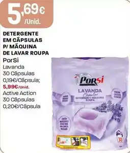 Intermarché Detergente em cápsulas p/ máquina de lavar roupa por si lavanda promoção