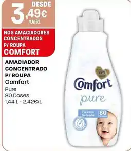 Intermarché Amaciador concentrado p/ roupa comfort pure promoção