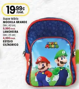 Intermarché Super Mário mochila grande promoção