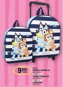 Intermarché Bluey mochila júnior 3d promoção