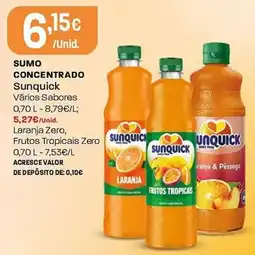 Intermarché Sumo concentrado sunquick promoção