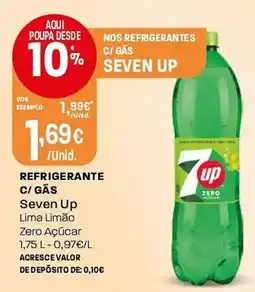 Intermarché Seven Up Lima Limão Zero Açúcar promoção