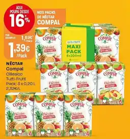 Intermarché Néctar Compal Clássico Tutti-Frutti promoção