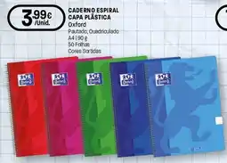 Intermarché caderno espiral capa plástica oxford promoção