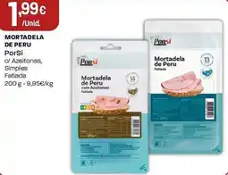 Intermarché Mortadela de peru porSi c/ azeitonas, simples fatiada promoção