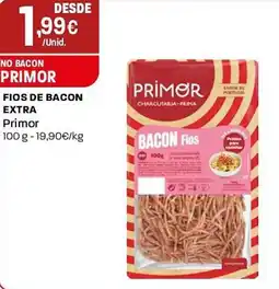 Intermarché Fios de bacon extra primor promoção