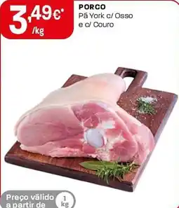 Intermarché Porco Pã York c/ Osso e c/ Couro promoção