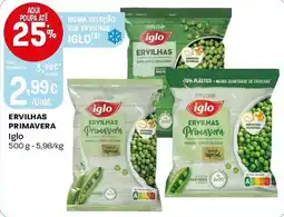Intermarché ervilhas primavera iglo promoção