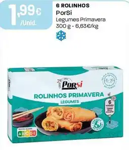 Intermarché PorSi Rolinhos Primavera Legumes promoção