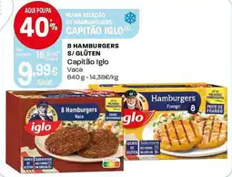 Intermarché Hamburguers capitão iglo promoção