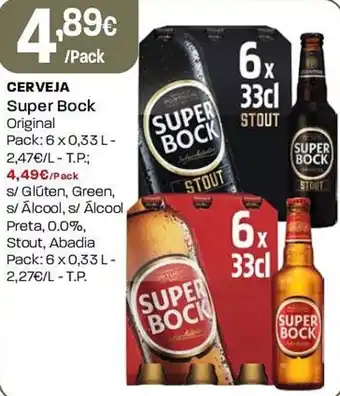Intermarché Cerveja Super Bock Original promoção