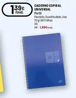 Intermarché caderno espiral universal porSi promoção
