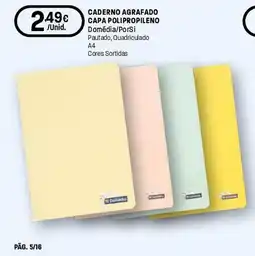 Intermarché Caderno agrafado domédia promoção