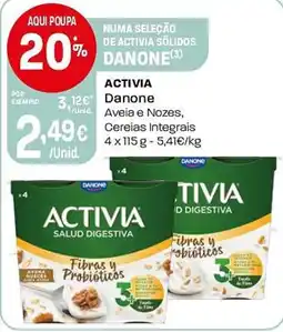 Intermarché activia danone aveia e nozes promoção
