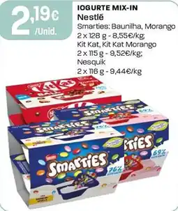 Intermarché Iogurte mix-in nestlé promoção