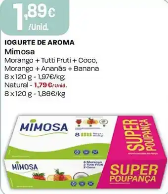 Intermarché Iogurte de aroma mimosa promoção