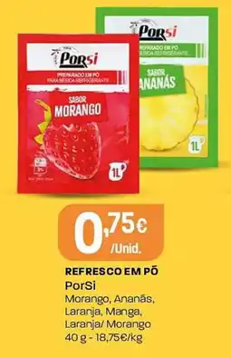 Intermarché PorSi refresco em pó promoção