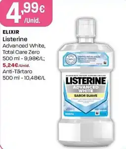 Intermarché Listerine advanced white promoção