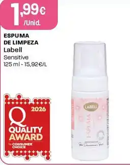 Intermarché espuma de limpeza labell sensitive promoção