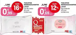 Intermarché toalhitas desmaquilhantes labell carvão detox promoção
