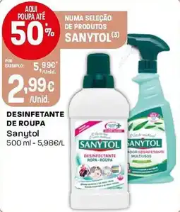 Intermarché Desinfetante de roupa sanytol promoção